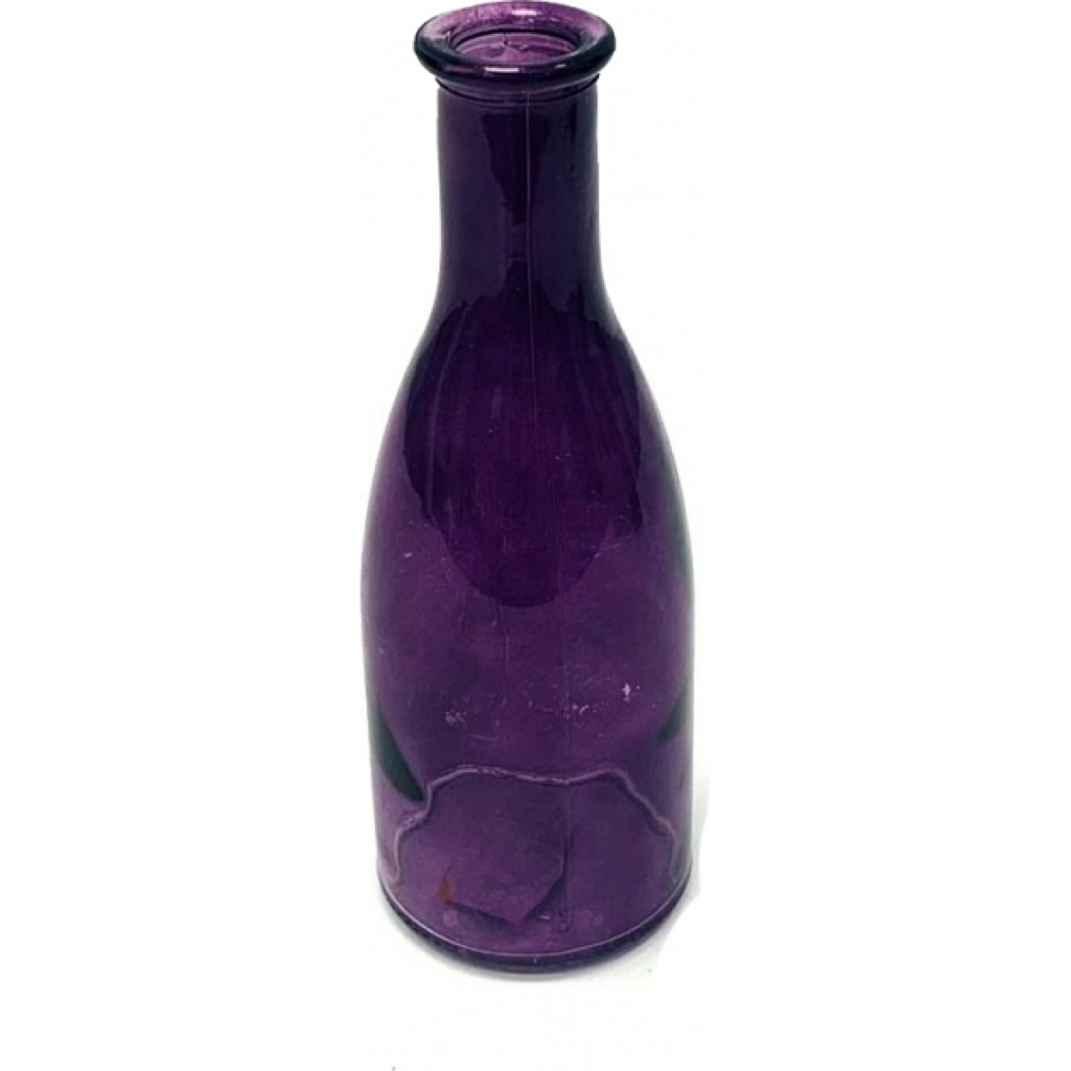 Ваза бутылка Vase Dark Purple глянцевая в аренду