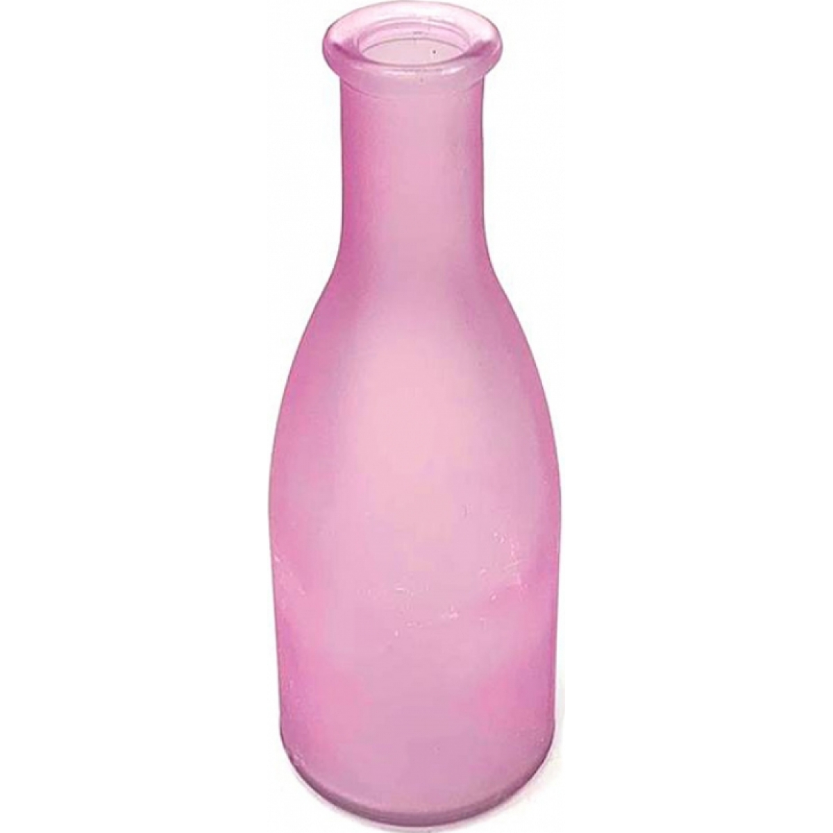 Ваза бутылка Vase Pink матовая в аренду